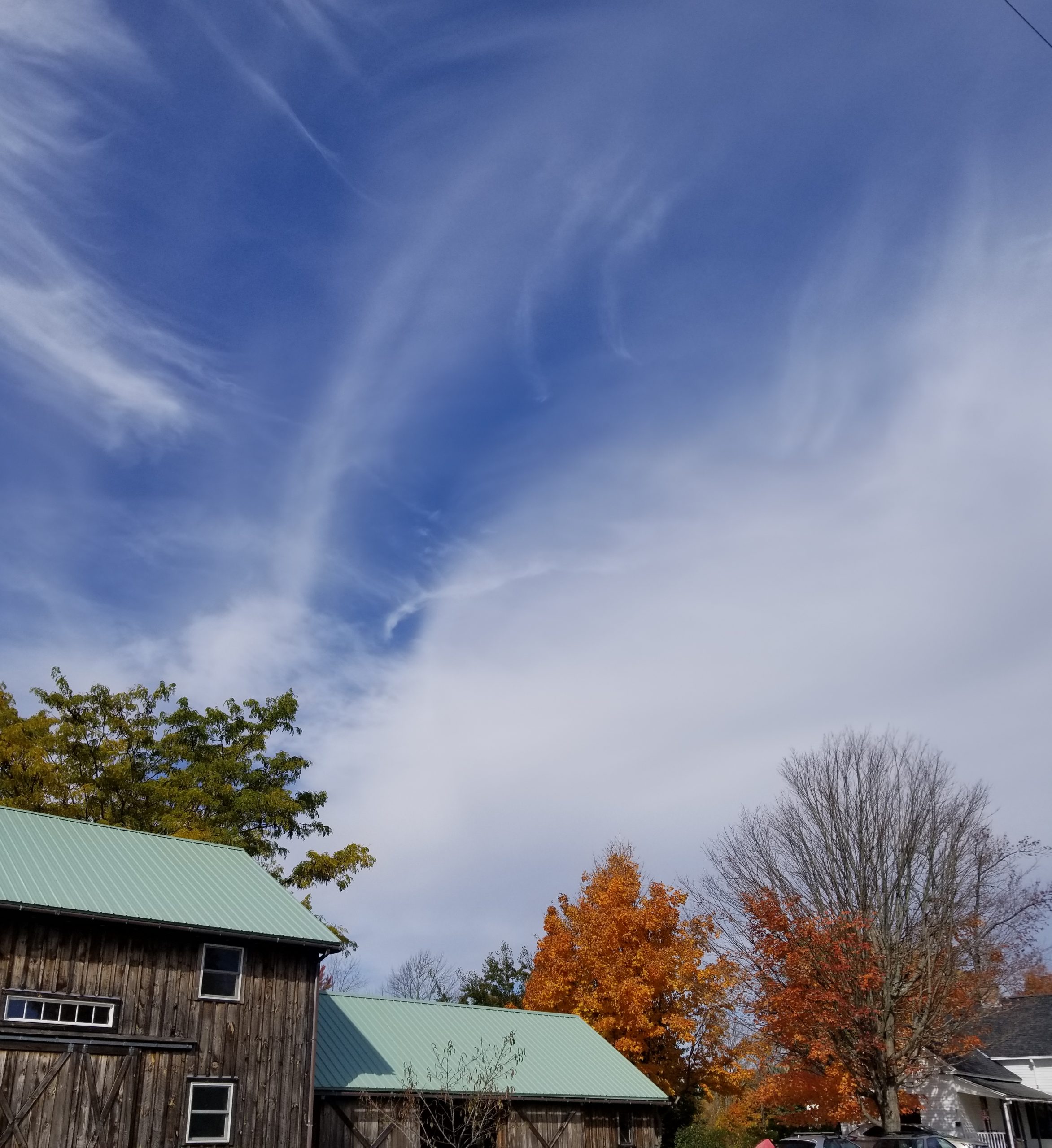 October 16th Photo Journal - River Mist Becoming Clouds Mist Becoming Clouds, Wendell Center, Wendell, MA, by Lisa Hoag